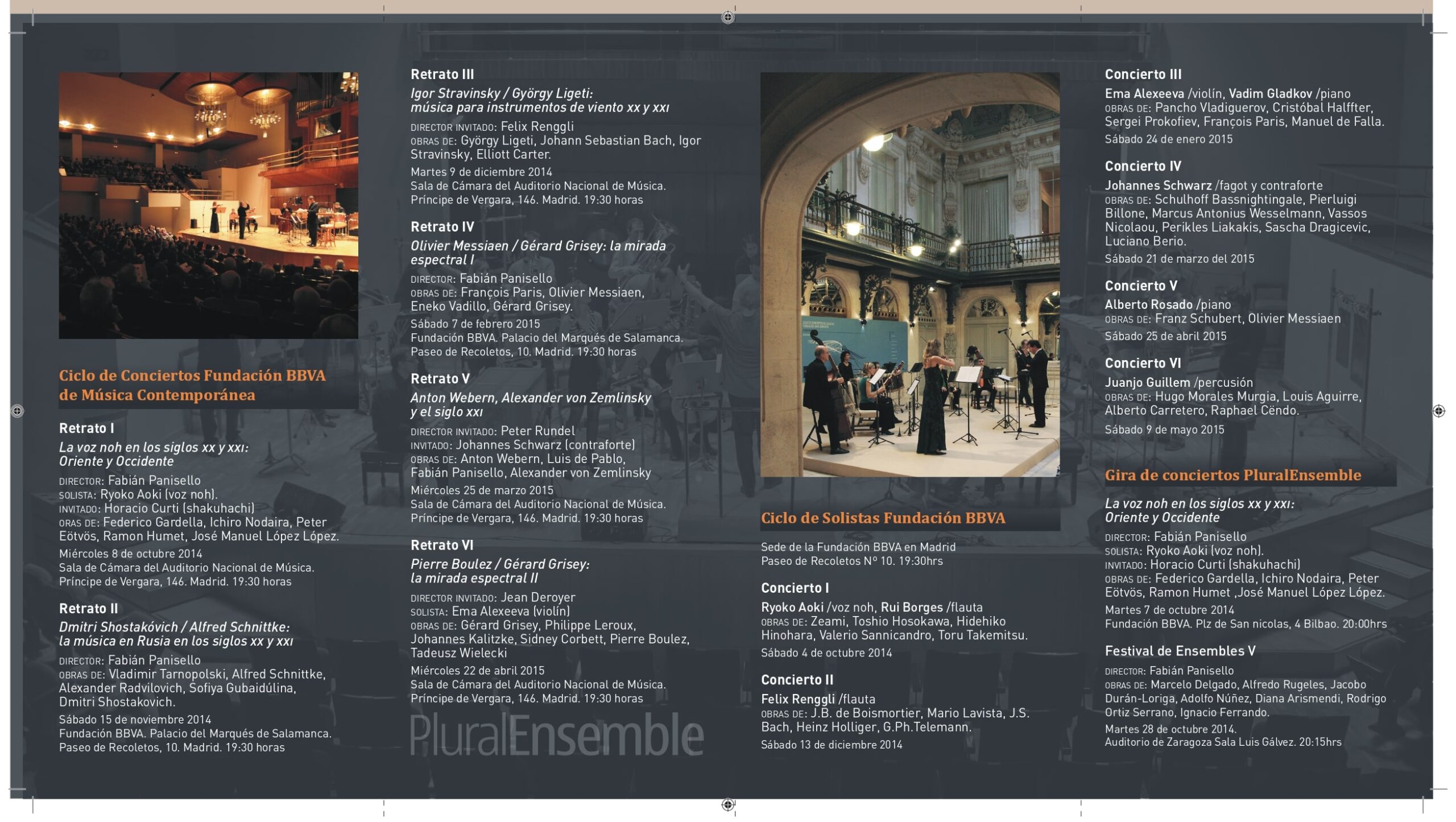 Programa temporada 2014-2015